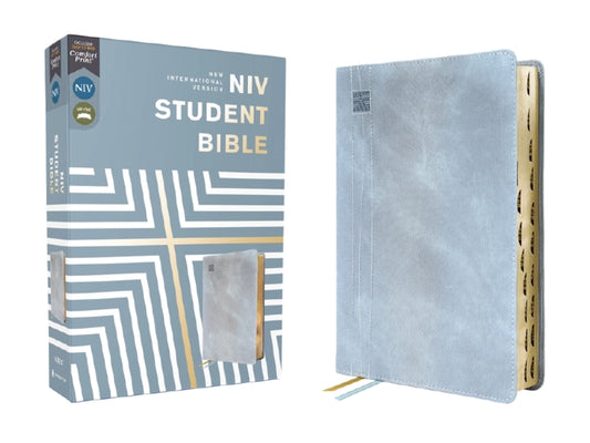 Niv, Student Bible, Leathersoft, Teal, Thumb Indexed, Comfort Print - Ingram