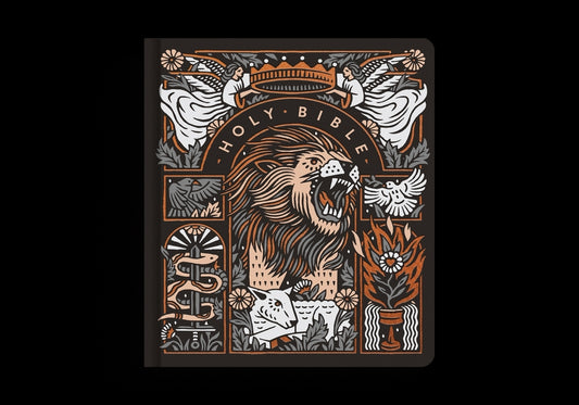 ESV Journaling Study Bible, Artist Series (Hardcover, Joshua Noom, the Lion and the Lamb) - Ingram