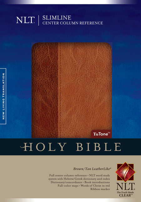 Slimline Center Column Reference Bible-NLT - Ingram