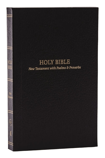 KJV Holy Bible: Pocket New Testament with Psalms and Proverbs, Black Softcover, Red Letter, Comfort Print: King James Version - Ingram