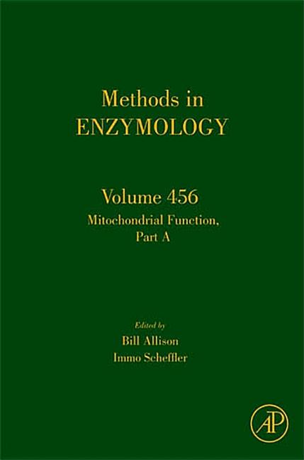 Mitochondrial Function, Part a: Mitochondrial Electron Transport Complexes and Reactive Oxygen Species Volume 456 - Ingram