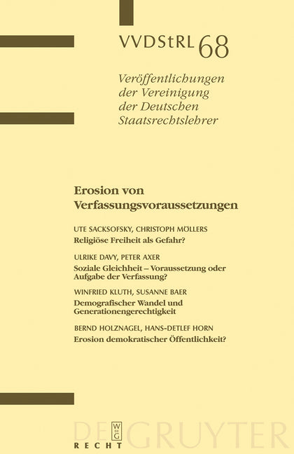 Erosion von Verfassungsvoraussetzungen - Ingram