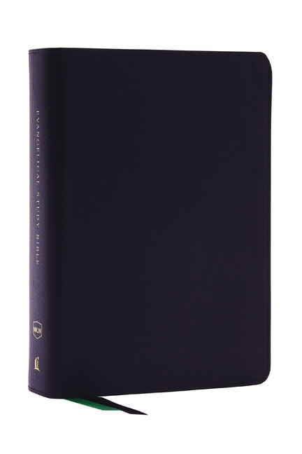 Evangelical Study Bible: Christ-Centered. Faith-Building. Mission-Focused. (Nkjv, Black Bonded Leather, Red Letter, Thumb Indexed, Large Comfort Print - Ingram