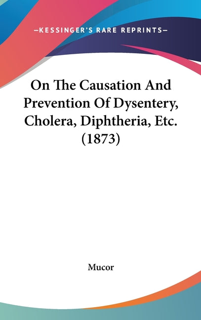 On The Causation And Prevention Of Dysentery, Cholera, Diphtheria, Etc. (1873) - Ingram