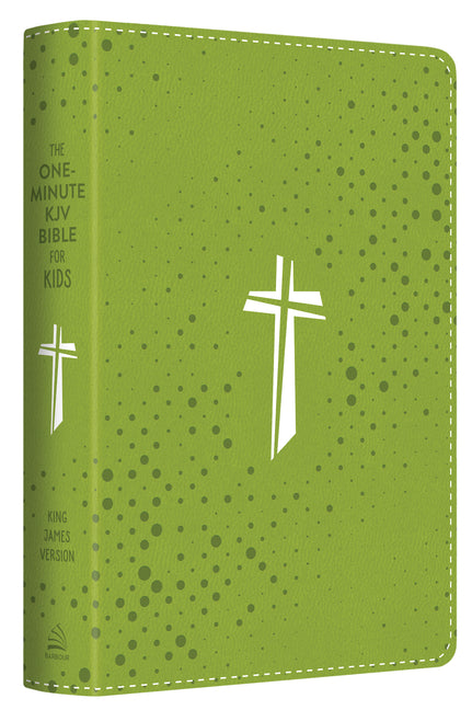 One-Minute KJV Bible for Kids [Neon Green Cross] - Ingram