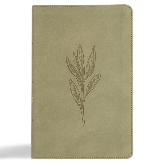 CSB Thinline Bible, Digital Study Edition, Sage Suedesoft Leathertouch (Digital Study) - Ingram
