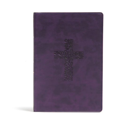 KJV Rainbow Study Bible, Purple Leathertouch - Ingram