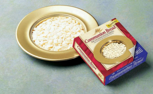 Communion Bread - Hard Uniform Squares (500 Pieces): Resealable Bag Included / Traditional Unleavened / Ready to Serve - Ingram