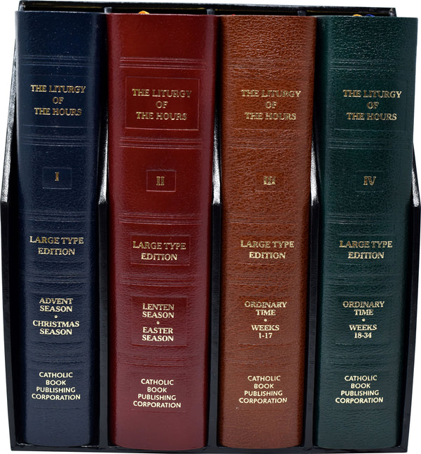 Liturgy of the Hours (Set of 4) (Leather) - Ingram