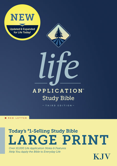 KJV Life Application Study Bible, Third Edition, Large Print (Hardcover, Red Letter) - Ingram