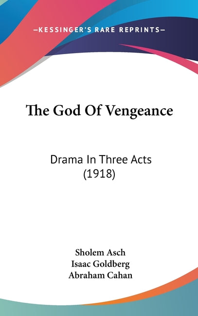 God Of Vengeance: Drama In Three Acts (1918) - Ingram