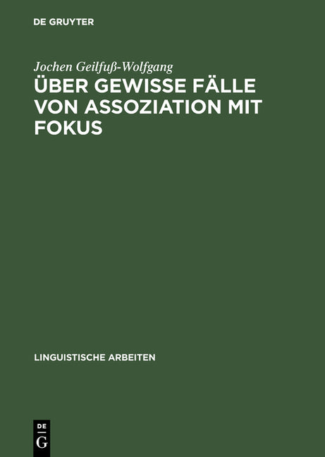 Über gewisse Fälle von Assoziation mit Fokus (Reprint 2017) - Ingram