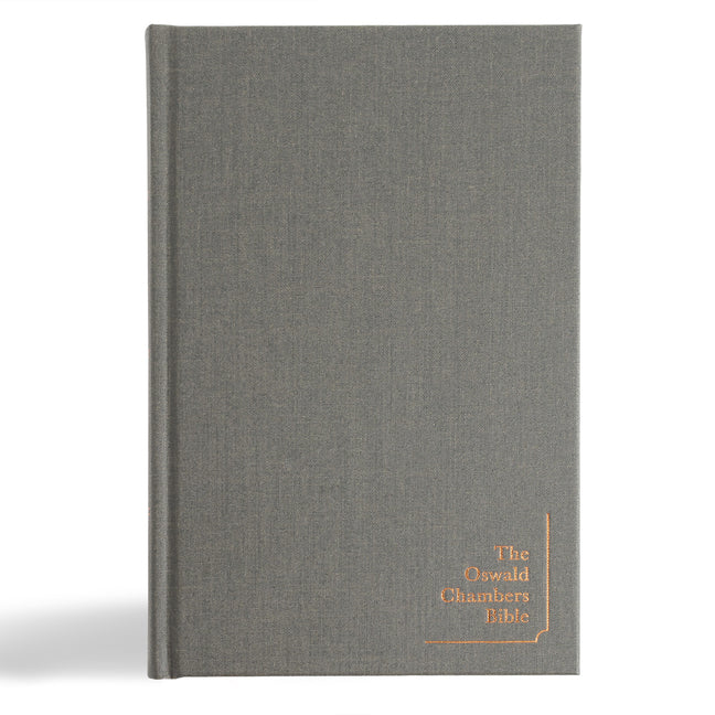 CSB Oswald Chambers Bible, Cloth Over Board: Includes My Utmost for His Highest Devotional and Other Select Works by Oswald Chambers - Ingram