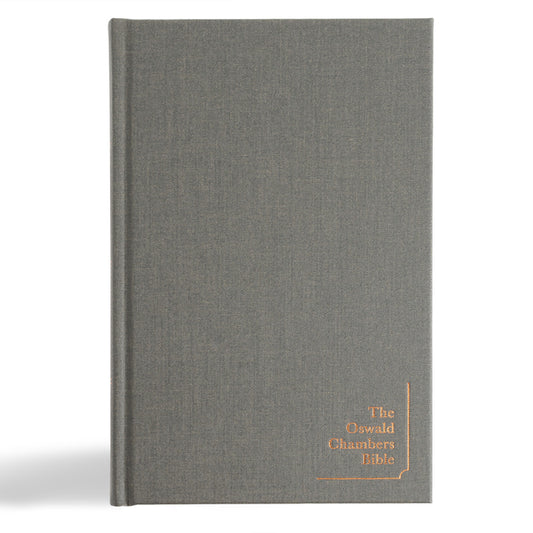 CSB Oswald Chambers Bible, Cloth Over Board: Includes My Utmost for His Highest Devotional and Other Select Works by Oswald Chambers - Ingram