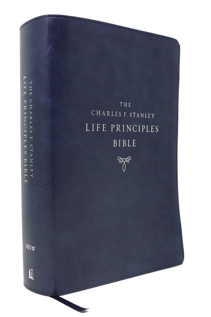 Niv, Charles F. Stanley Life Principles Bible, 2nd Edition, Leathersoft, Blue, Thumb Indexed, Comfort Print: Holy Bible, New International Version - Ingram