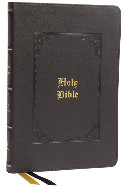 KJV Holy Bible: Large Print Thinline, Black Leathersoft, Red Letter, Comfort Print: King James Version - Ingram
