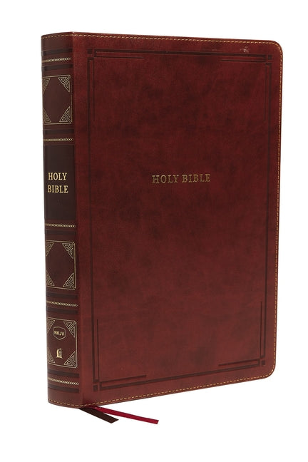 Nkjv, Reference Bible, Super Giant Print, Leathersoft, Brown, Red Letter Edition, Comfort Print: Holy Bible, New King James Version - Ingram