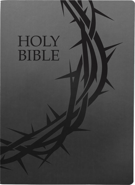 KJV Holy Bible, Crown of Thorns Design, Large Print, Black Ultrasoft: (Red Letter, 1611 Version) - Ingram