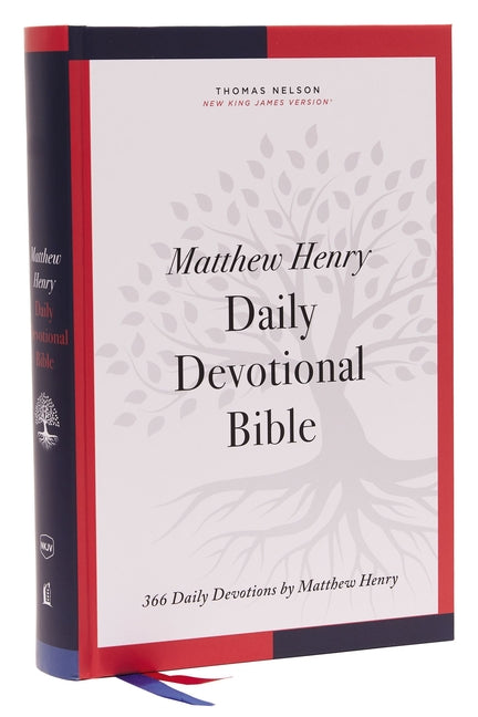 Nkjv, Matthew Henry Daily Devotional Bible, Hardcover, Red Letter, Comfort Print: 366 Daily Devotions by Matthew Henry - Ingram