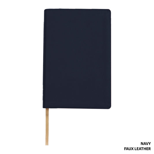 Lsb, 2 Column Verse-By-Verse, Blue Faux Leather, Indexed - Ingram