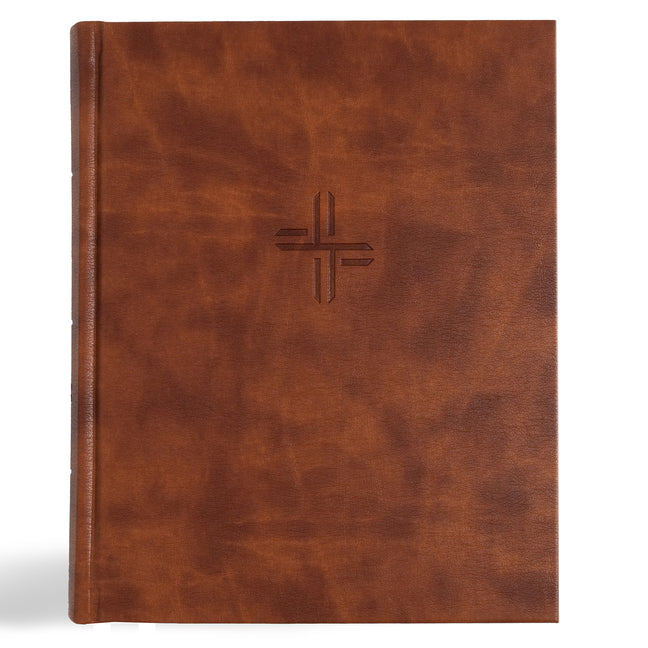 CSB Notetaking Bible, Expanded Reference Edition, Brown Leathertouch Over Board - Ingram