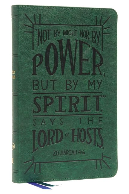 Nkjv, Thinline Youth Edition Bible, Verse Art Cover Collection, Leathersoft, Green, Red Letter, Comfort Print: Holy Bible, New King James Version - Ingram