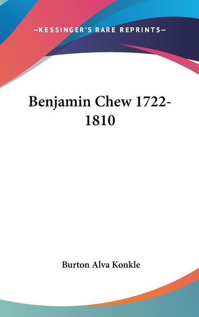 Benjamin Chew 1722-1810 - Ingram