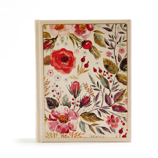 CSB Notetaking Bible, Floral Cloth-Over-Board - Ingram