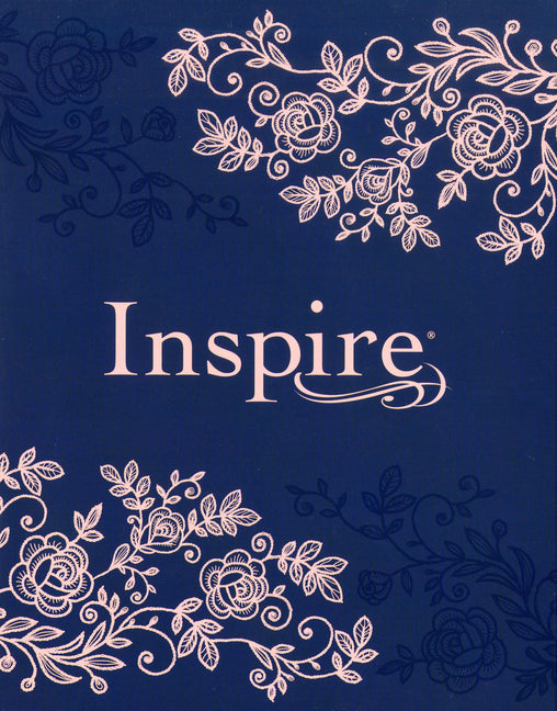 Inspire Bible NLT (Hardcover Leatherlike, Navy): The Bible for Coloring & Creative Journaling - Ingram