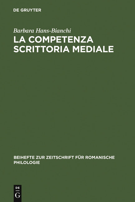 competenza scrittoria mediale (Reprint 2011) - Ingram