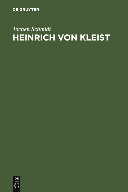 Heinrich von Kleist (Reprint 2011) - Ingram