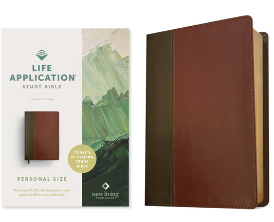 NLT Life Application Study Bible, Third Edition, Personal Size (Leatherlike, Brown/Mahogany, Red Letter) - Ingram