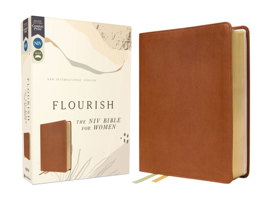 Flourish: The NIV Bible for Women, Leathersoft, Brown, Comfort Print - Ingram