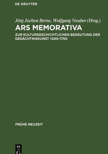 Ars memorativa (Reprint 2012) - Ingram