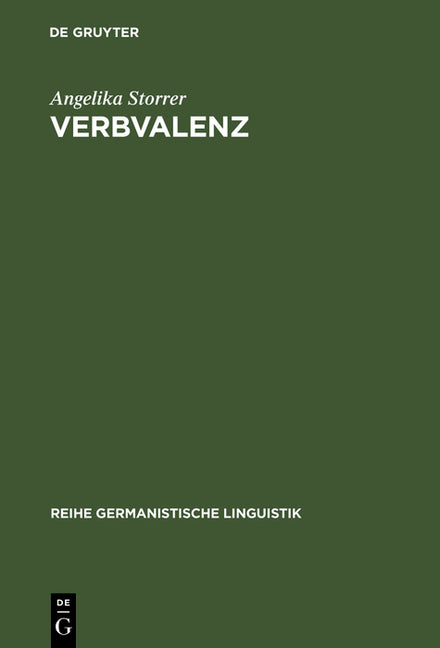 Verbvalenz (Reprint 2016) - Ingram