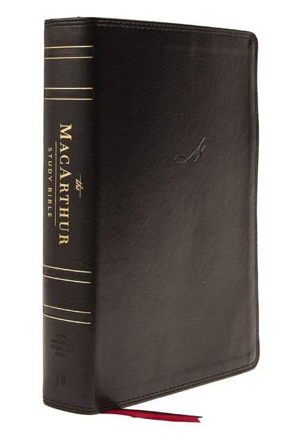 Nasb, MacArthur Study Bible, 2nd Edition, Leathersoft, Black, Comfort Print: Unleashing God's Truth One Verse at a Time - Ingram
