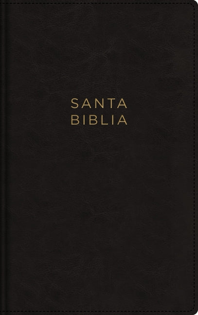 Nbla, Santa Biblia, Ultrafina, Letra Grande, Leathersoft, Negro, Palabras de Jesús En Rojo, Con Cierre - Ingram