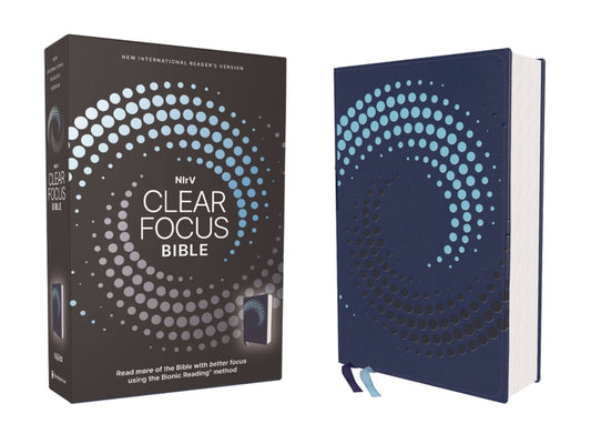 Nirv, Clear Focus Bible, Leathersoft, Navy: Read More of the Bible with Better Focus - Ingram