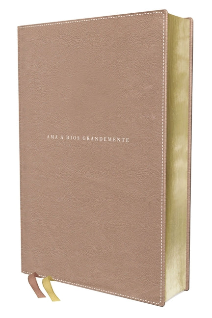 Nbla, Santa Biblia, AMA a Dios Grandemente, Interior a Cuatro Colores Leathersoft, Oro Rosa, Comfort Print - Ingram