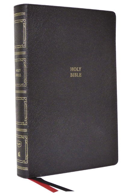 KJV Holy Bible: Paragraph-Style Large Print Thinline with 43,000 Cross References, Black Genuine Leather, Red Letter, Comfort Print: King James Versio - Ingram