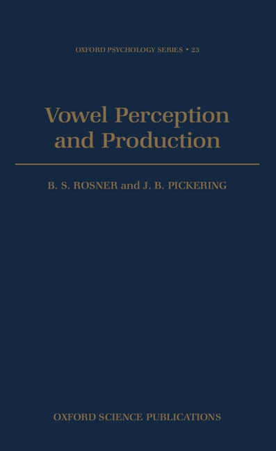 Vowel Perception and Production - Ingram
