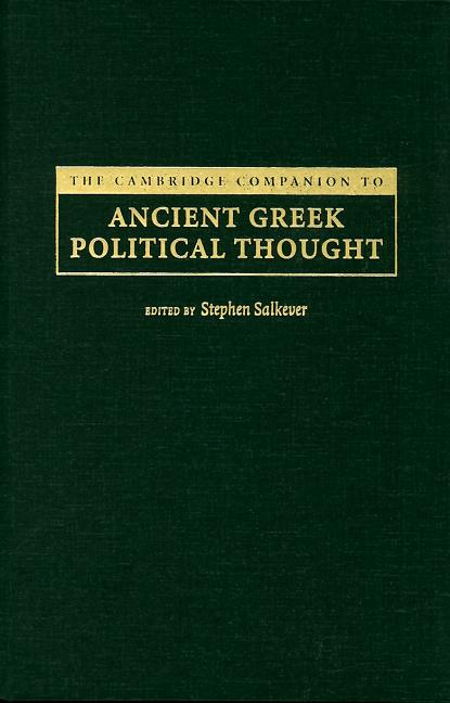 Cambridge Companion to Ancient Greek Political Thought - Ingram