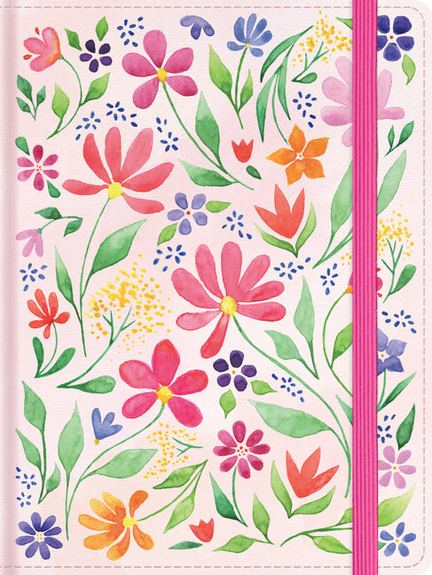 Rvr 1960 Biblia de Apuntes Tamaño Personal, Floreada Tela Impresa - Ingram