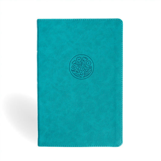 NASB Giant Print Reference Bible, Teal Leathertouch, Indexed - Ingram