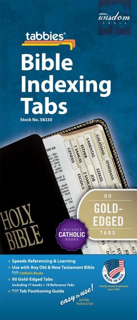 Bible Tab-Cath: Classic Catholic Gold Bible Tabs (Catholic) - Ingram