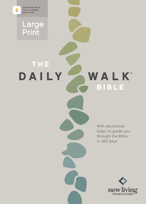 Daily Walk Bible Large Print Nlt, Filament Enabled (Softcover) - Ingram
