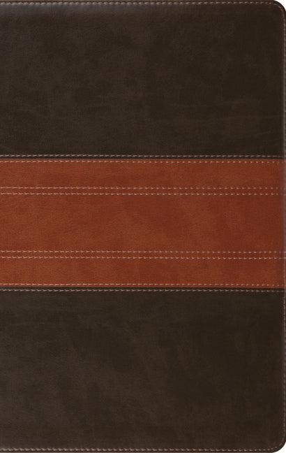 ESV Large Print Personal Size Bible (Trutone, Forest/Tan, Trail Design) - Ingram