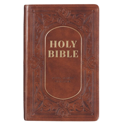 KJV Bible Giant Print Brown - Ingram
