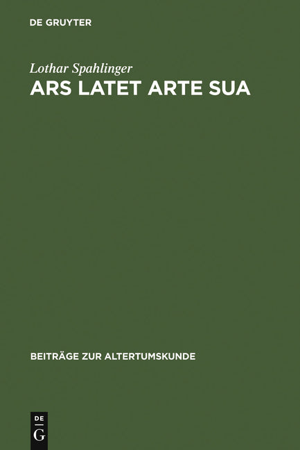 Ars latet arte sua (Reprint 2011) - Ingram