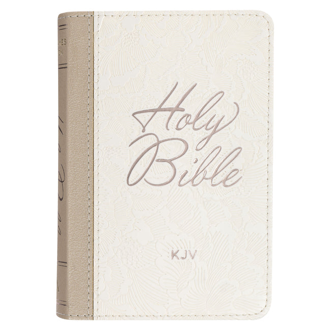 KJV Bible Pocket Faux Leather White - Ingram
